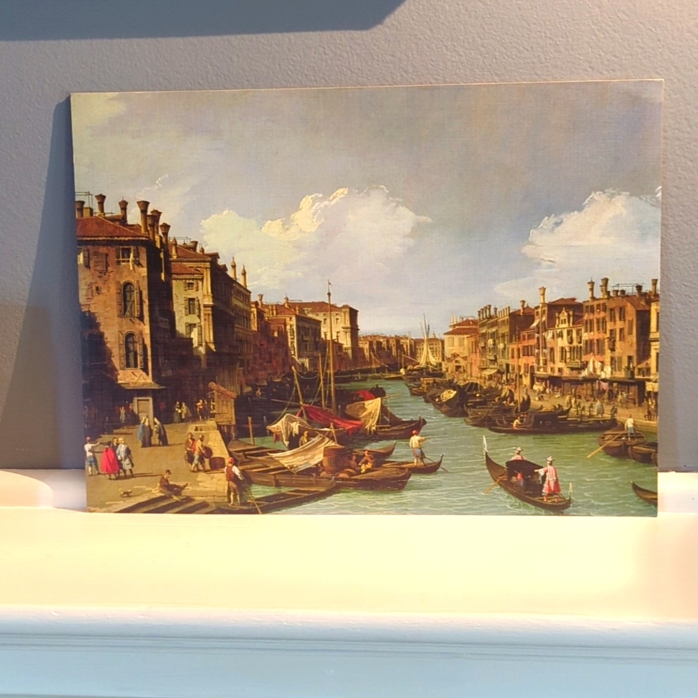 Canaletto " The Grand Canal near the Rialto Bridge, Venice" print